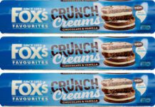 Fox’s rolls out new Chocolate & Vanilla Crunch Creams Pack shots of Fox's Crunch Creams Chocolate & Vanilla.