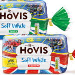 Hovis partners with PGL on new promotion Pack shots of Hovis Thick and Medium Sliced bread with the PGL promotion on packs.