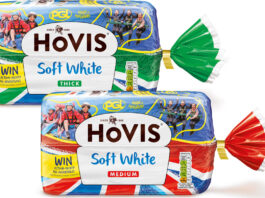 Hovis partners with PGL on new promotion Pack shots of Hovis Thick and Medium Sliced bread with the PGL promotion on packs.