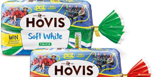 Hovis partners with PGL on new promotion Pack shots of Hovis Thick and Medium Sliced bread with the PGL promotion on packs.