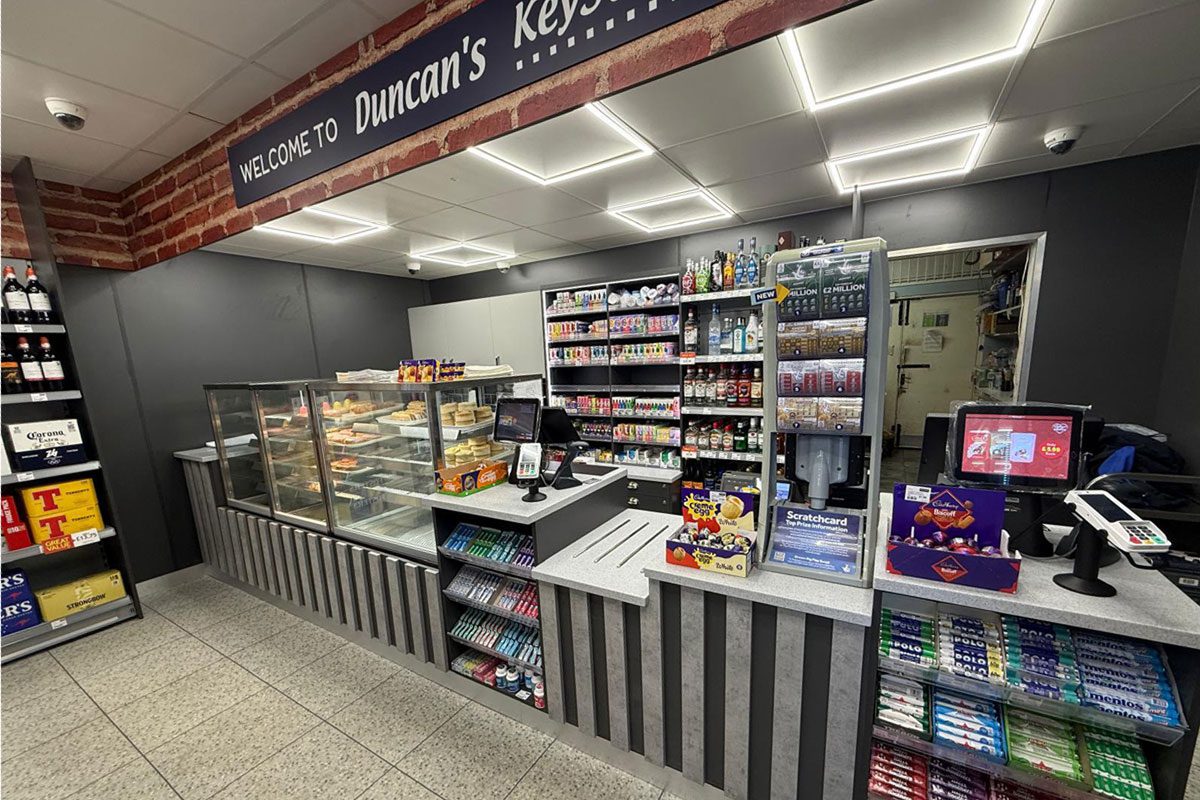 Counter area at KeyStore Duncan's.