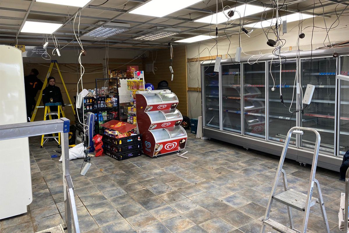 KeyStore Duncan's mid-refit.