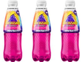 Lucozade brings back Grafruitti flavour to the shelves Pack shots of Lucozade Energy Grafruitti.
