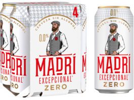 Madrà Zero unveils new canned format Pack shot of Madrà Excepcional Zero 440ml can with a four pack.