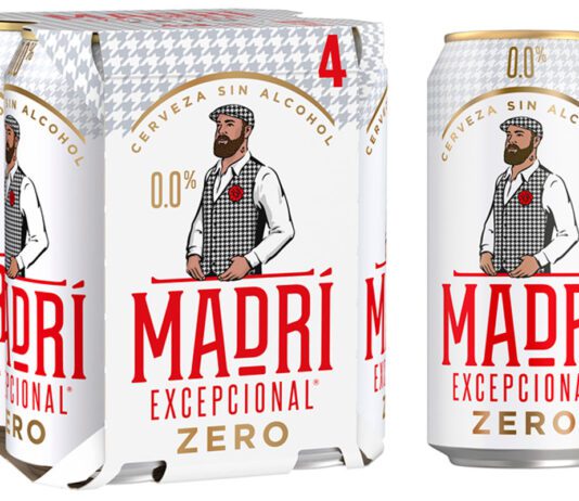 Madrà Zero unveils new canned format Pack shot of Madrà Excepcional Zero 440ml can with a four pack.