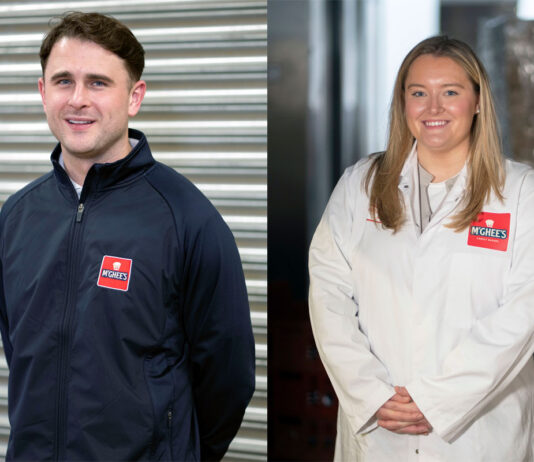 McGhee’s mixes Gen Z duo into senior roles Images of Gordon Moon, head of engineering, and Jessica Richmond, group head of HR, at McGhee's.