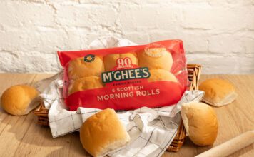McGhee’s Morning Rolls hit Morrisons stores A packet of McGhee's Morning Rolls sit in a bread basket with a tea towel with individual rolls around the basket.
