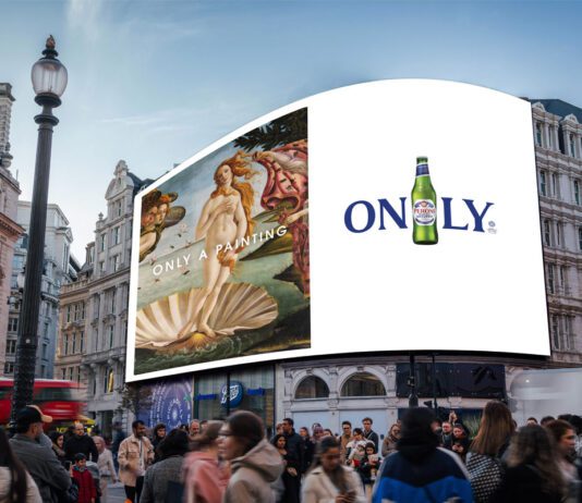 Peroni unveils new campaign inspired by Italy Image of the Peroni 'Only Peroni' campaign in Picadilly Circus in London.