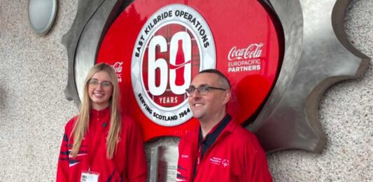 Special Olympics aces tour Scottish CCEP factory Special Olympics GB athletes Taylor MacKenzie and Alex Rae really enjoyed visiting the CCEP factory in East Kilbride.
