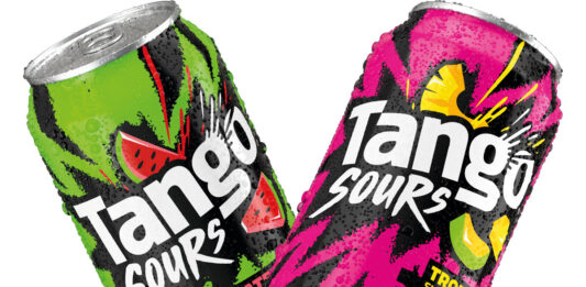 Tango delivers an extra tang with new Sours range Pack shots of Tango Sours Watermelon and Tropical cans.