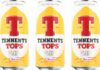 Tennent’s Tops brings the lager top to retail Pack shots of Tennent's Tops cans.