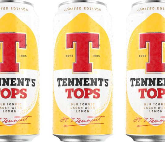 Tennent’s Tops brings the lager top to retail Pack shots of Tennent's Tops cans.
