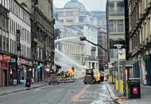 Industry seeks support for Trading Standards after Glasgow fire Image of the Union Street fire in Glasgow city centre.