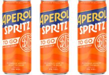 Aperol Spritz moves to new canned format Pack shots of Aperol Spritz To Go cans.