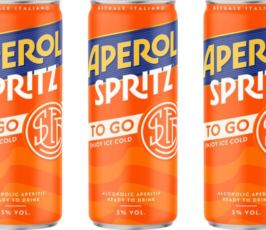 Aperol Spritz moves to new canned format Pack shots of Aperol Spritz To Go cans.
