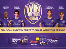 Win For Your Squad with Cadbury football promo Promotional image of the Cadbury Win for Your Squad competition.