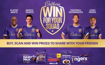 Win For Your Squad with Cadbury football promo Promotional image of the Cadbury Win for Your Squad competition.