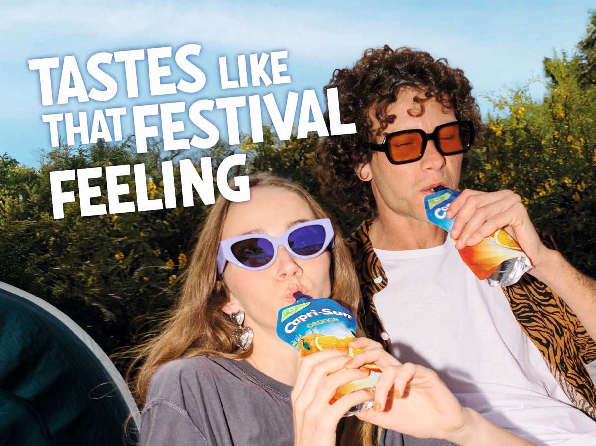 Soft drinks brand Capri-Sun is set to bring a Festival Feeling to the category with the launch of its new on-pack promotion for the 330ml pouch format.