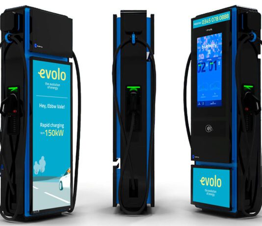 Certas Energy unveils new Evolo EV charging offer Images of the Evolo Rapid Charge EV charger.
