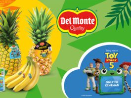 Del Monte announces partnership with Toy Story 5 Promotional image of the partnership between Del Monte and Toy Story 5.