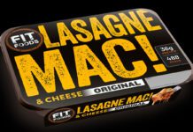 Fit Foods launches Lasagne Mac & Cheese ready meal Pack shot of Fit Foods Lasagne Mac & Cheese.