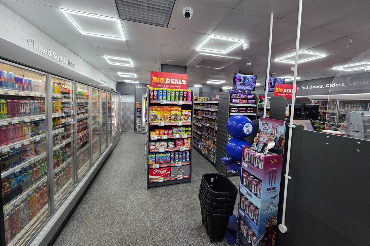 Interior image of Go Local Dumbarton Road in Glasgow.