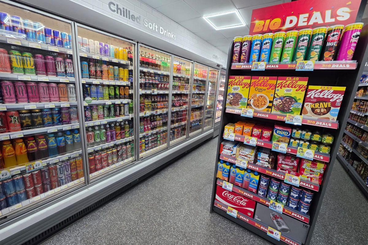Interior image of Go Local Dumbarton Road in Glasgow.