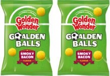 Golden Wonder scores with Goalden Balls launch Pack shots of Golden Wonder Goalden Balls.