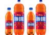Irn-Bru introduces new Cherry flavour to Zero sugar range Pack shots of Irn-Bru Zero Cherry 500ml bottles and two litre bottles.