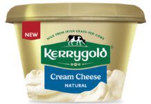 Kerrygold grows in dairy category with new Cream Cheese Pack shot of Kerrygold Cream Cheese.