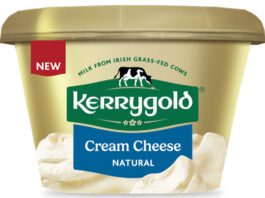 Kerrygold grows in dairy category with new Cream Cheese Pack shot of Kerrygold Cream Cheese.