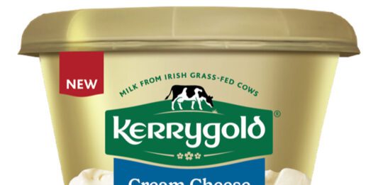 Kerrygold grows in dairy category with new Cream Cheese Pack shot of Kerrygold Cream Cheese.