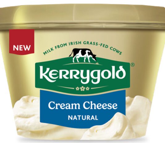 Kerrygold grows in dairy category with new Cream Cheese Pack shot of Kerrygold Cream Cheese.
