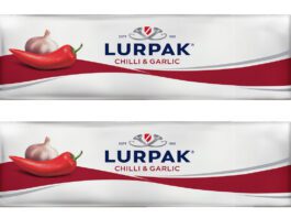 Lurpak expands with new Chilli & Garlic butter Pack shots of Lurpak Chilli & Garlic butter.