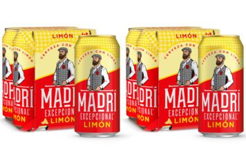 Madrà Excepcional unveils new Limón beer Pack shots of Madrà Excepcional Limón four packs as well as single cans.