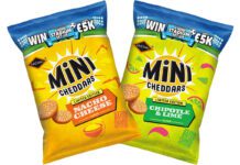 Jacob’s launches new Mini Cheddars for World Cup Pack shots of Jacob's Mini Cheddars Nacho Cheese and Chipotle & Lime variants.