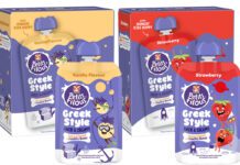 Petits Filous introduces Greek Yoghurt Pouches Pack shots of Petits Filous Greek Yoghurt Pouches range including single and multipacks of Vanilla and Strawberry variants.