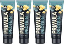 Primula taps into health with new Protein cheese Pack shots of Primula Protein tubes.