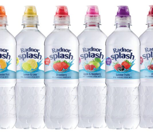 Radnor Splash unveils new look and flavours Pack shots of Radnor Splash new designed bottles for 2026.