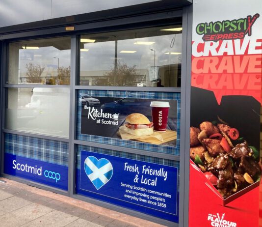 Scotmid unveils new concept store in Uddingston Exterior image of Scotmid Uddingston.