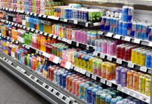 20p deposit value is confirmed for DRS A chilled section featuring a range of soft drinks options.