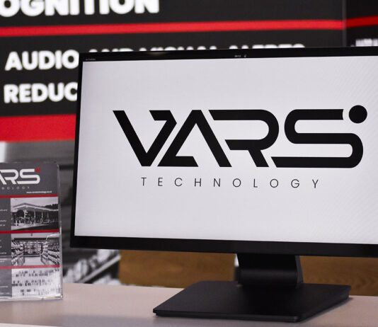 Violence against forecourt retailers soars since Iran war A computer screen with the VARS Technology logo on it is on a table with leaflets next to it.