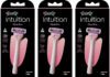 Wilkinson Sword Intuition upgrades Quattro razor for safer shave Pack shots of Wilkinson Sword Intuition Quattro.