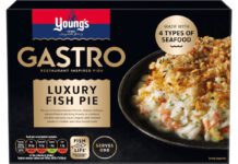 Young’s launches premium Gastro Luxury Fish Pie Pack shot of Young's Gastro Luxury Fish Pie.