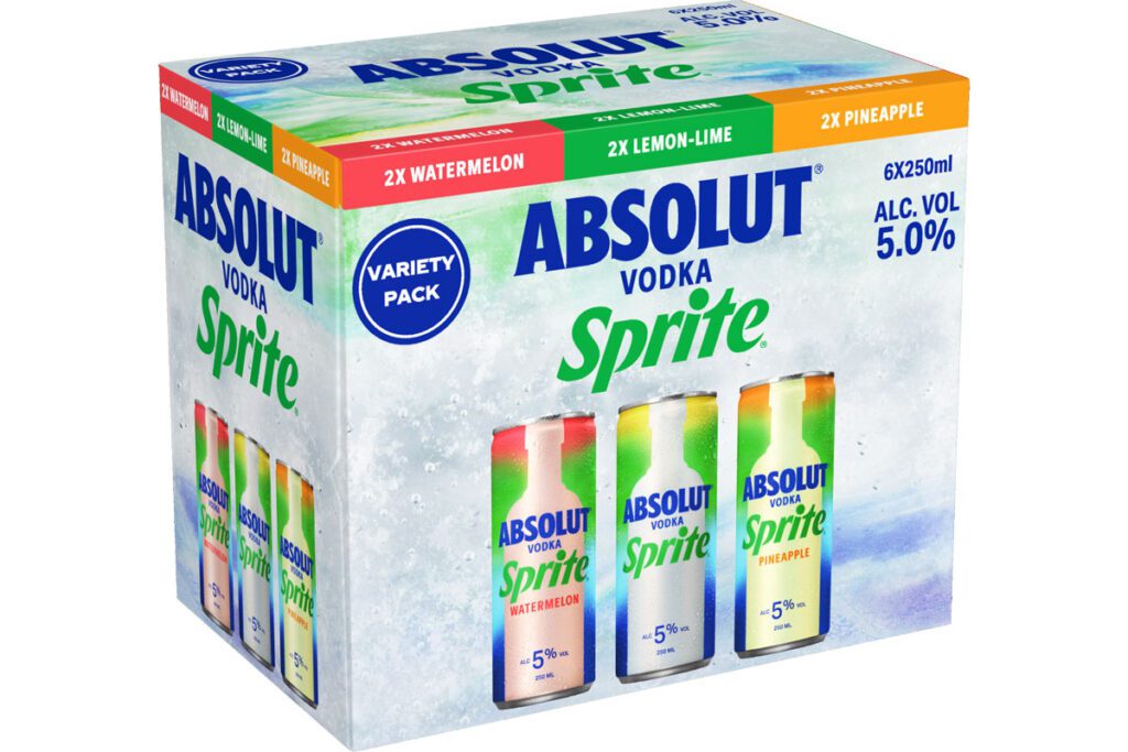 Absolut Vodka & Sprite unveils new multipack and Pride partnerships ...