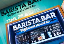 Barista Barr app launches across Spar stores A Barista Bar set up inside a Spar Scotland store.