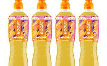 Boost Drinks expands Sport range with Tropical Punch Pack shots of Boost Sport Tropical Punch 500ml bottles.