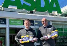 Brownings expands listings in Asda stores Staff members from Brownings the Bakers stand outside an Asda store holding Brownings products.