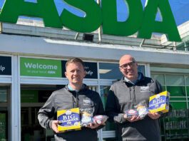 Brownings expands listings in Asda stores Staff members from Brownings the Bakers stand outside an Asda store holding Brownings products.