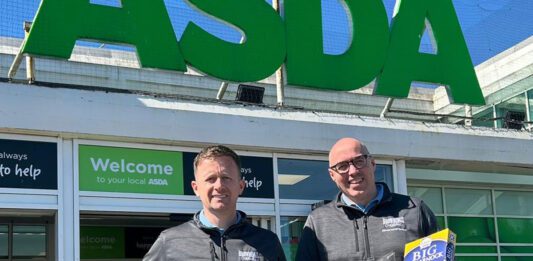 Brownings expands listings in Asda stores Staff members from Brownings the Bakers stand outside an Asda store holding Brownings products.